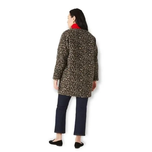 *NWT* KATE SPADE Stunning Brushed Brown Leopard Sugarcoat Cocoon Style Topper - Picture 16 of 16